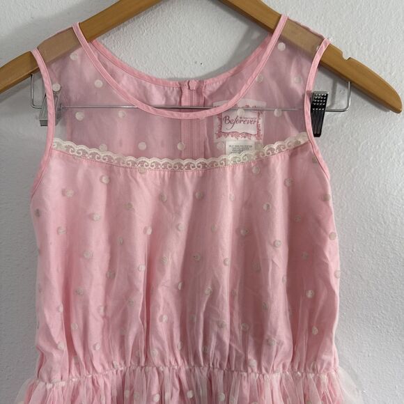 American Girl Beforever‎ Dress Kids 16 Pink Sleveless Ball Gown Formal Party - Picture 2 of 12